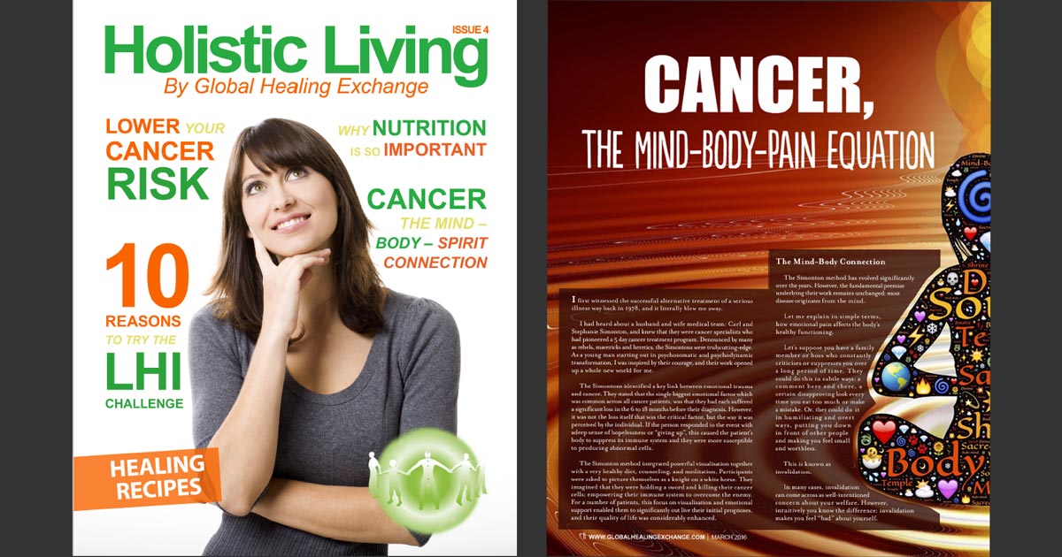 Holistic Living Magazine 4 - Exploring & Understanding Cancer