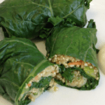 Kale & Quinoa Dolmades With Yoghurt Dipping Sauce (1)