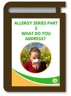 Allergies Series Part 2 ~ What Do You  Address?