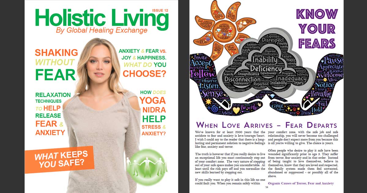 Holistic Living Magazine Volume 12 - Fear & Anxiety