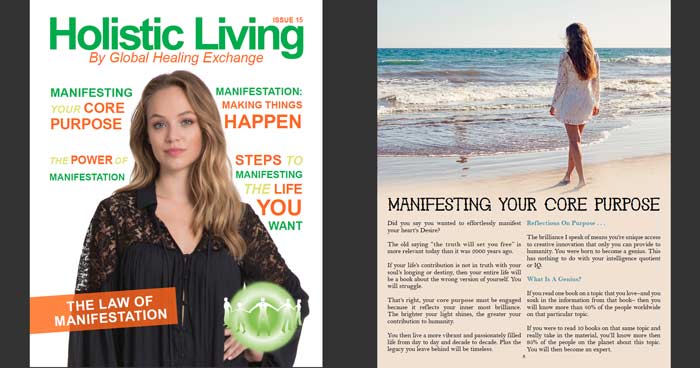 Holistic Living Magazine - Manifesting