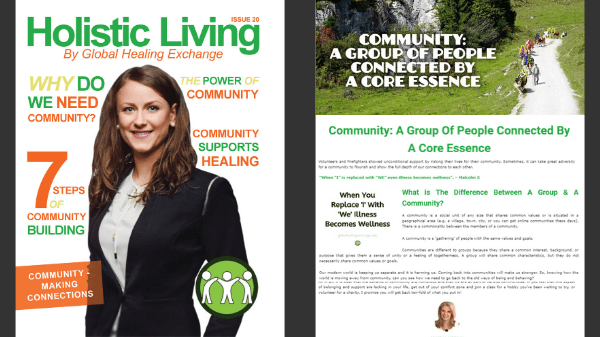 How To Find A Sense Of Community - Health Articles - Holistic Living Magazine - Edition 20